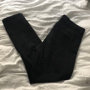 GAP black true skinny jeans